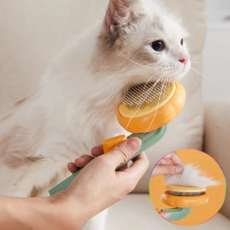 PetBrush Prestige: Escova Autolimpante para Animais de Estimação