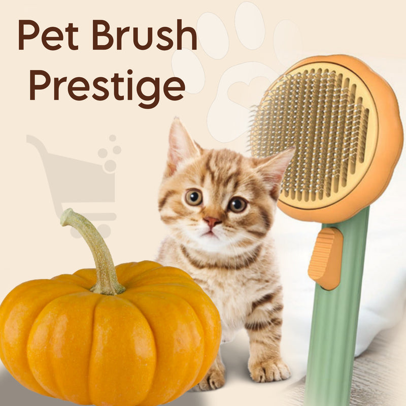 PetBrush Prestige: Escova Autolimpante para Animais de Estimação